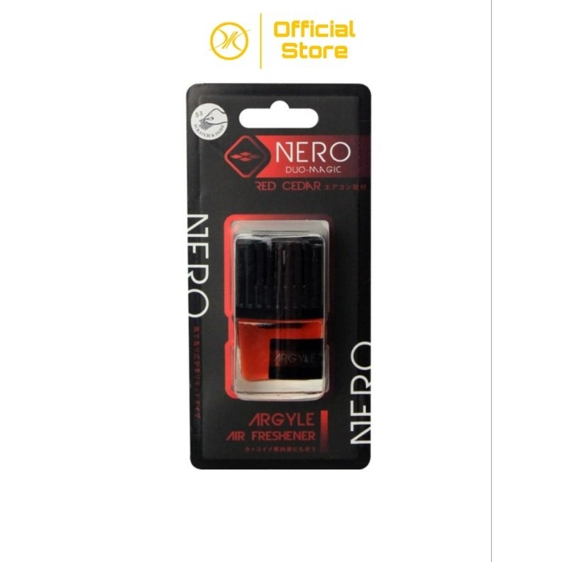 Flamingo Pengharum Mobil Argyle Nero Duo Magic Cedarwood - Car Freshener Nero Argyle Duo Magic Cedar