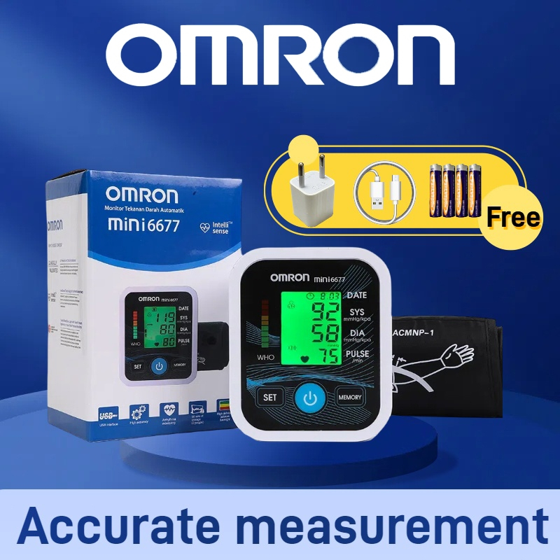 【Resmi】OMRON Tensimeter Digital Alat Cek Tensi Darah Digital Sepenuhnya Otomatis Alat Tensi Darah Di