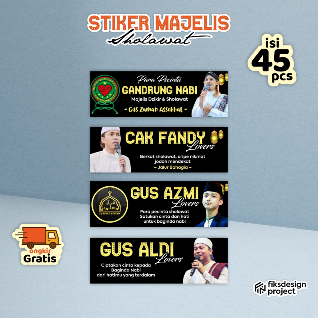 

( Majelis part 2 B ) NEW Stiker Majelis Zahirmania, Syekhermania, Gandrung Nabi, Mafia Sholawat