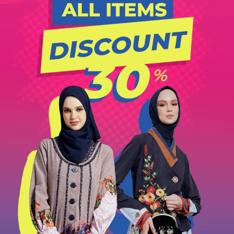 NGEBUT SALE Gamis Tuneeca Reflection