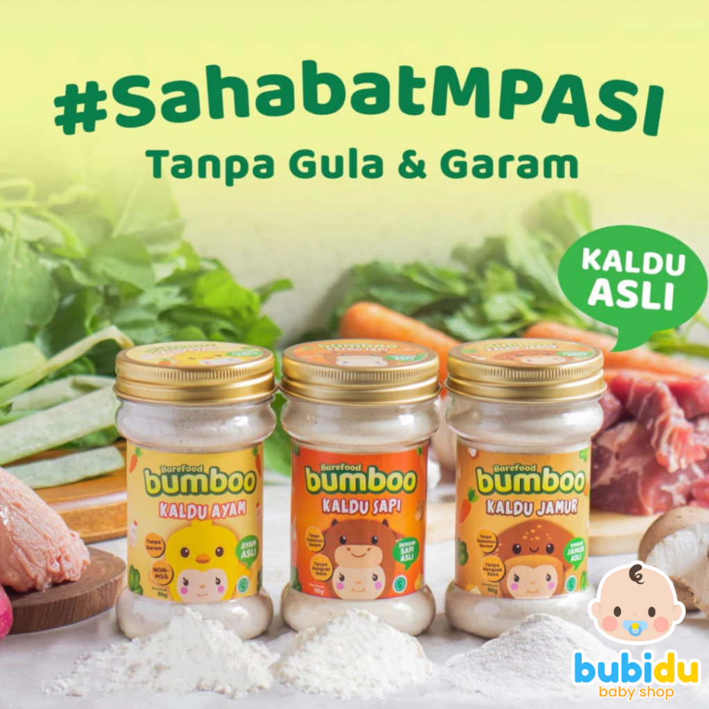

BUMBOO Kaldu Asli Penyedap MPASI | Bubuk Sapi Jamur Ati Ayam Anak Bayi Non MSG Bumbu Bumbo Bumboo