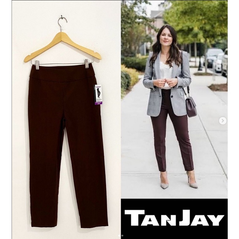 CELANA WANITA KATUN TWILL STRECH