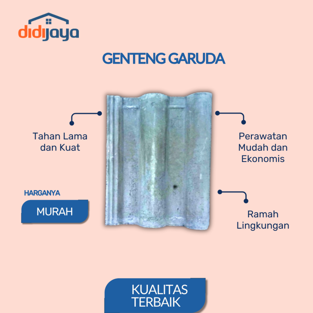 GENTENG BETON GARUDA untuk Wilayah Batang, Pekalongan, Sragen, Kudus, Kebumen