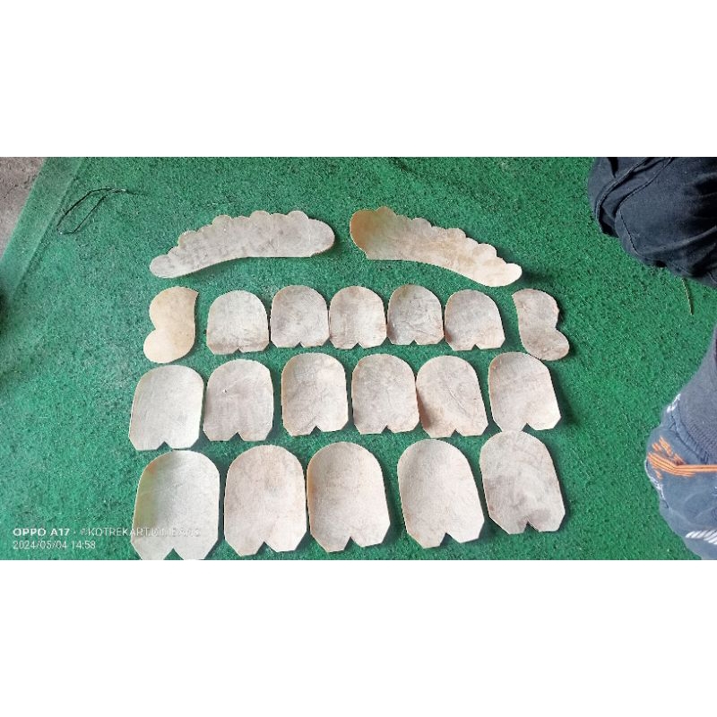 putian/mentahan sisik pilis barongan bahan kulit