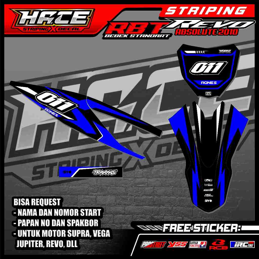 788 STRIPING STICKER RBT REVO ABSOLUTE - STRIPING STICKER RBT REVO ABSOLUTE SIMPLE KEREN