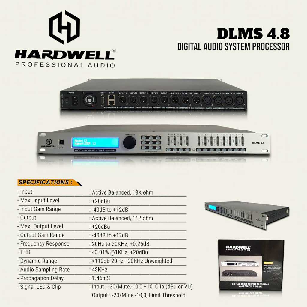 Hardwell Audio Management Speaker DLMS 4.8 / DLMS-4.8 Original