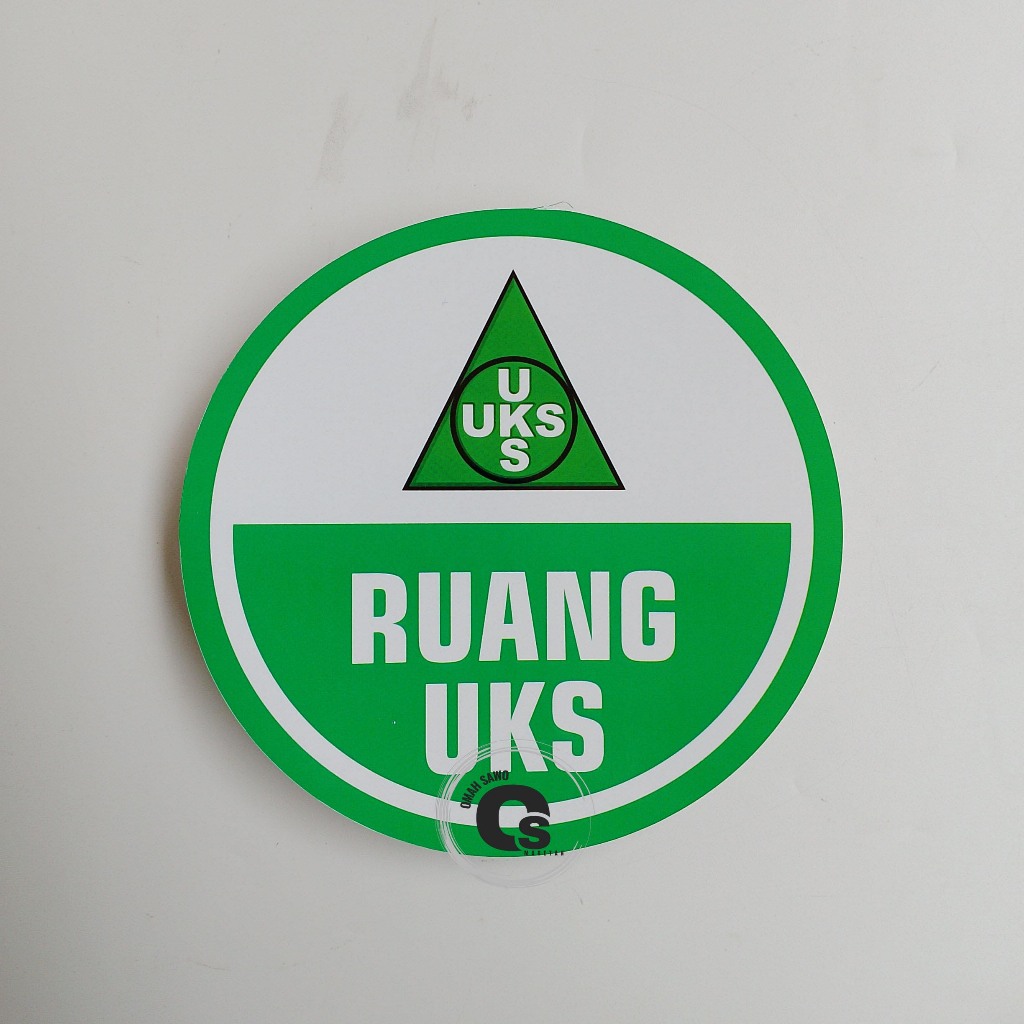 

Stiker Ruang UKS - Stiker Nama Ruang - Stiker Vinyl Bulat