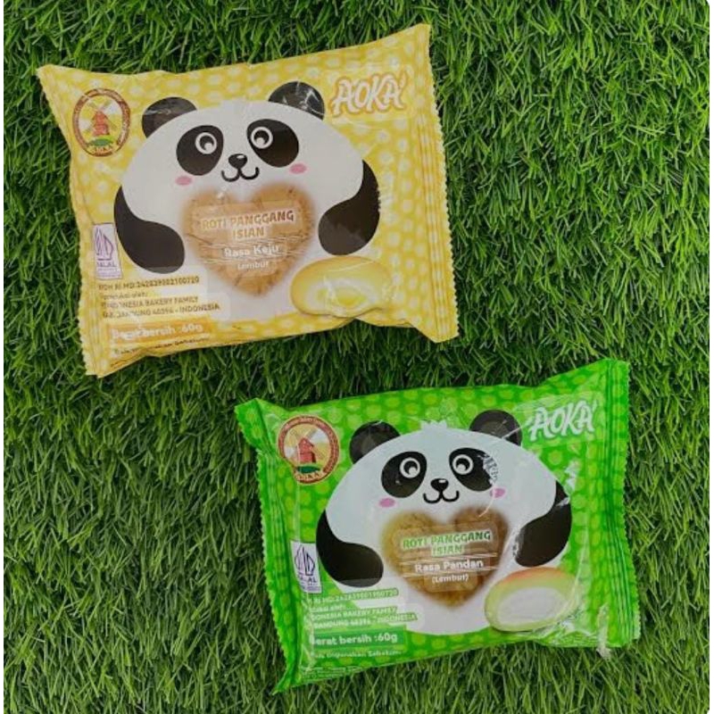 

BARUUU - AOKA Bun Panda Rasa Pandan Keju /PCS