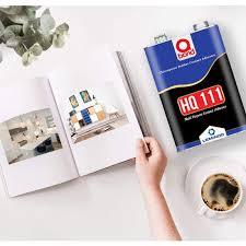 LEM KUNING QBOND HQ 111(2.5KG) /LEM TRIPLEK/KAYU/ HPL/PVC SHEET/FABRIC