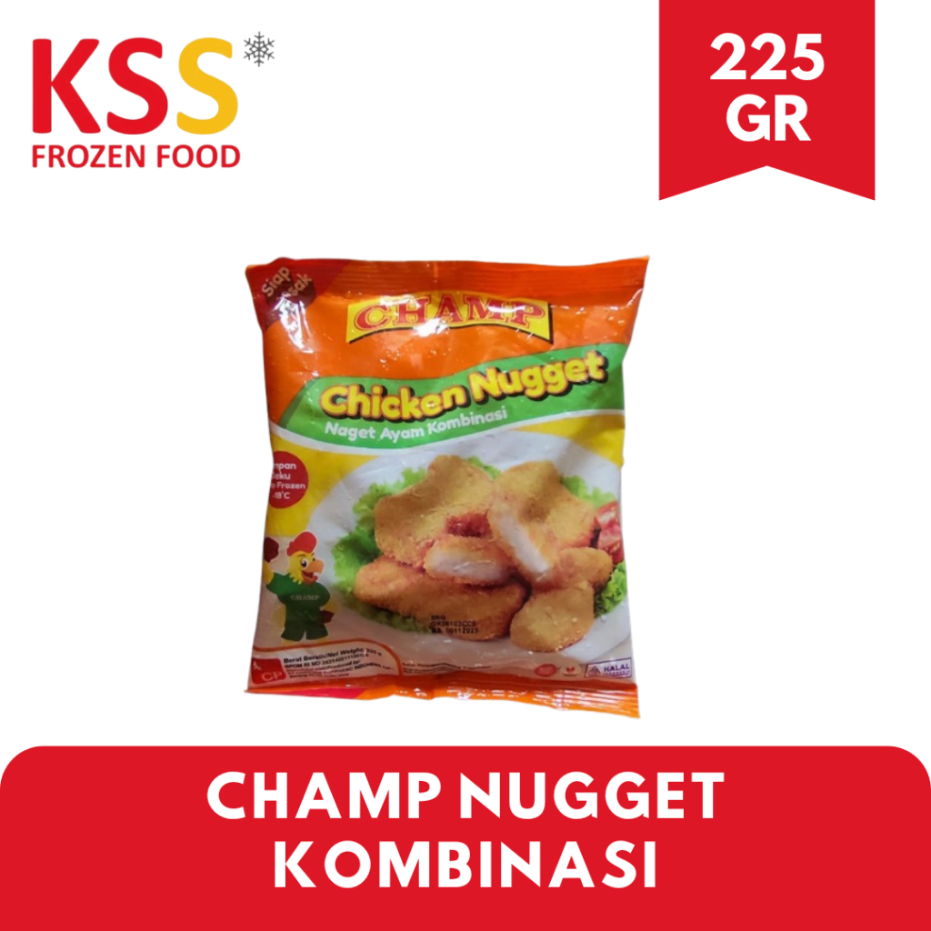 

CHAMP NUGGET KOMBINASI 225 GR