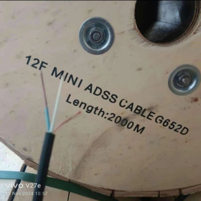 mini adss 12 core / kabel 12 core adss mini G652D  2000m / kabel mini adss 12 core