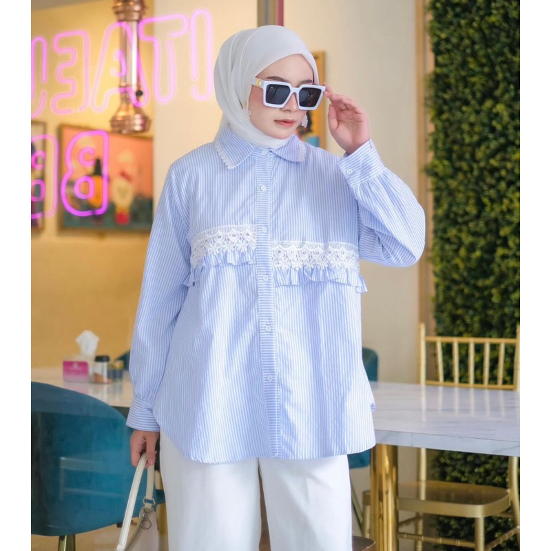 Heritage Kemeja EXTU / Atasan Terlaris / Extu Atasan Jumbo / Atasan Busui / Kemeja Jumbo / Atasan Te