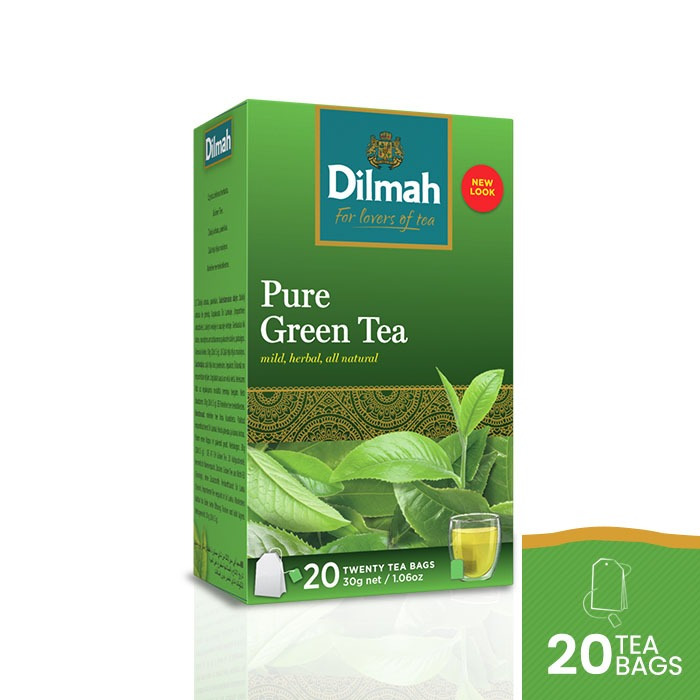 

TEH CELUP PREMIUM Dilmah Pure Green Tea - Teh Celup
