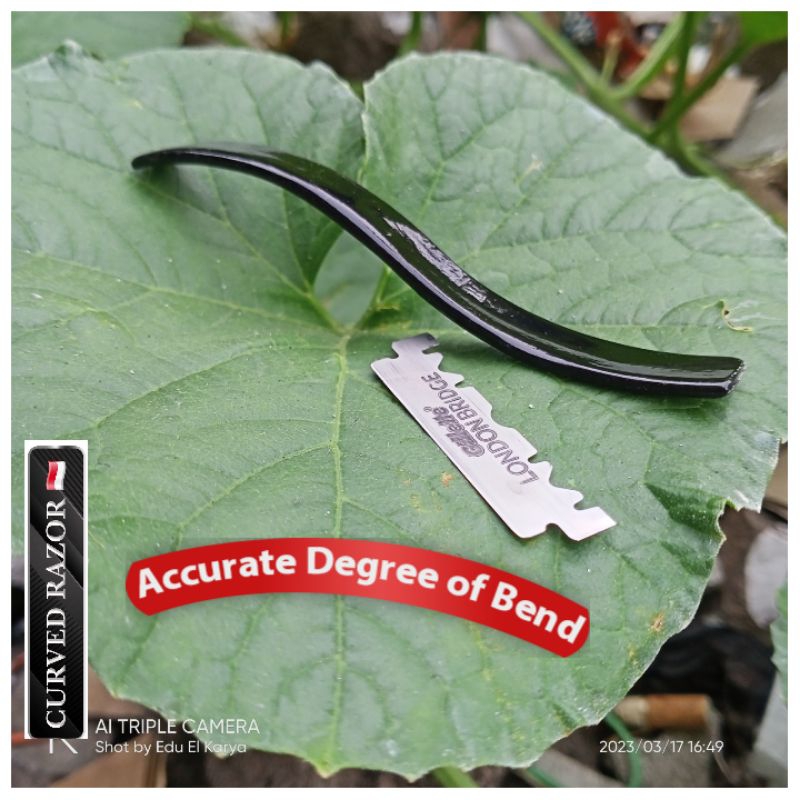 Razor Lengkung Tipe - S, Pisau Cukur Silet Isi Ulang  untuk Barber, Salon & Pangkas Rambut