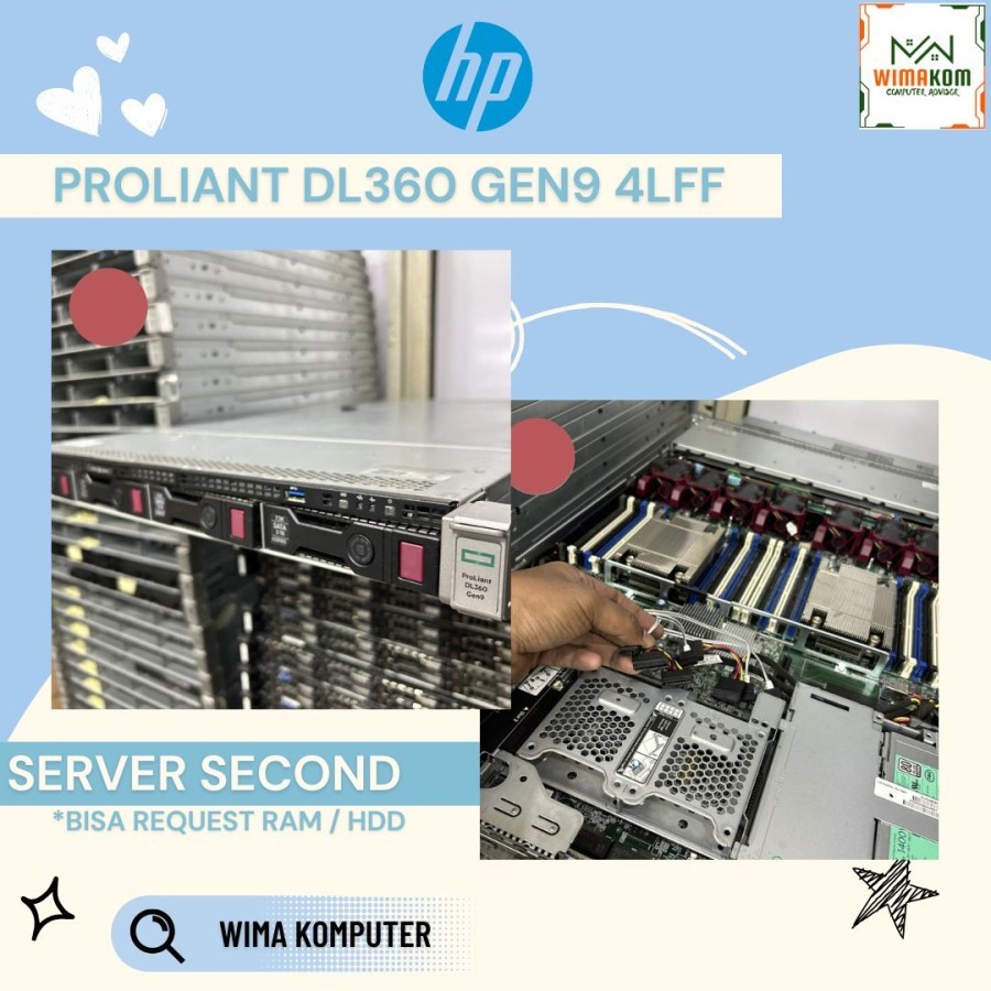 SERVER HP DL360 G9 Double Xeon E5 2673v3