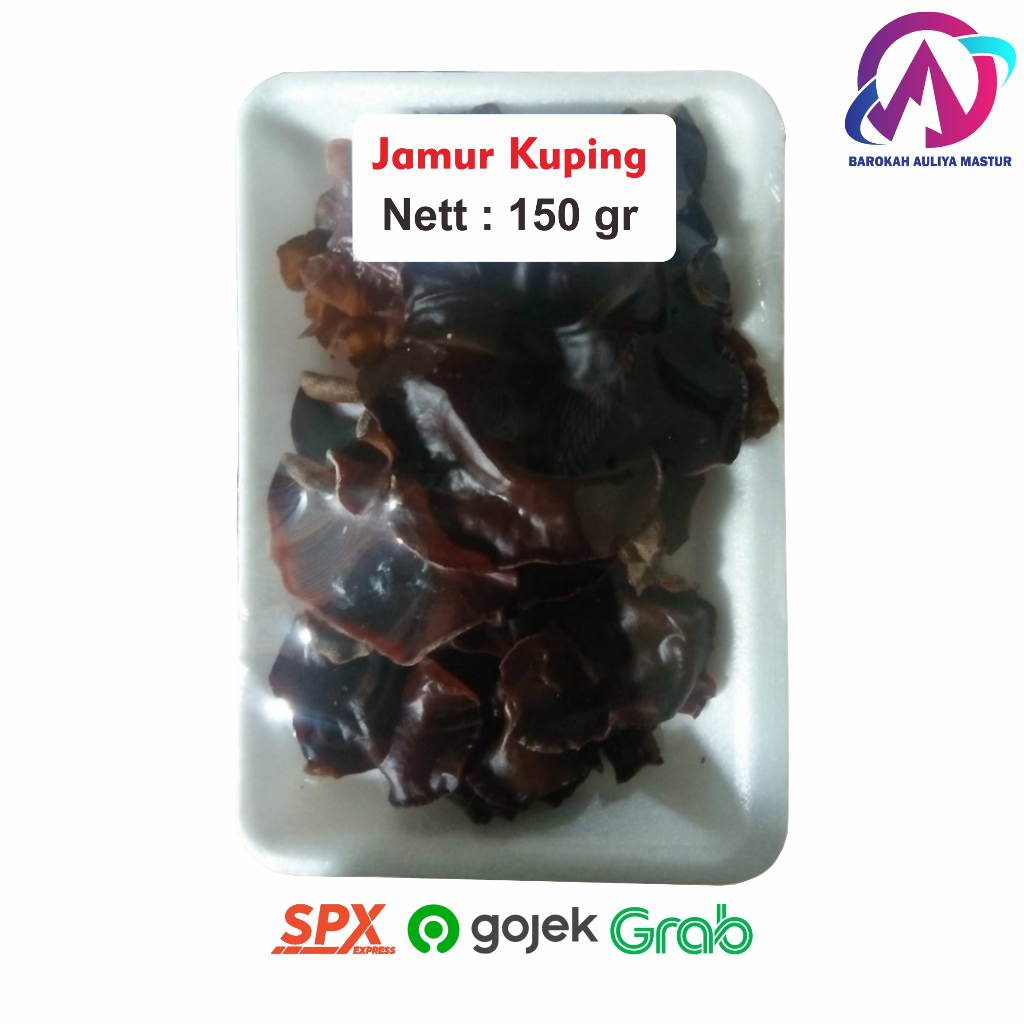 

KIRIM INSTAN JAMUR KUPING BASAH DAN KERING PACK 150gr Jamur Fresh BAM Olshop Padang
