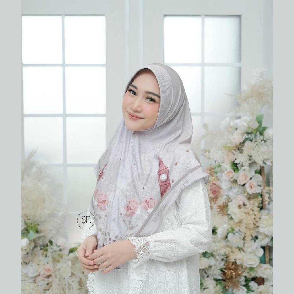 SF HIJAB - Bergo Hijab Instan Motif carissa