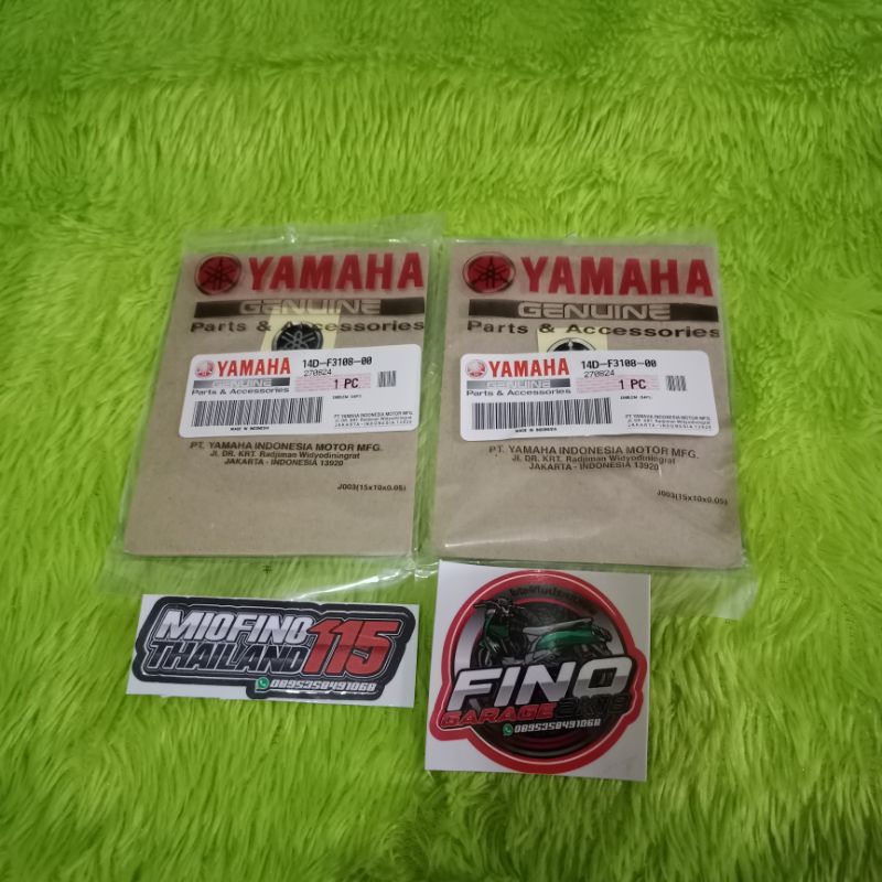 Emblem cover stang fino karbu