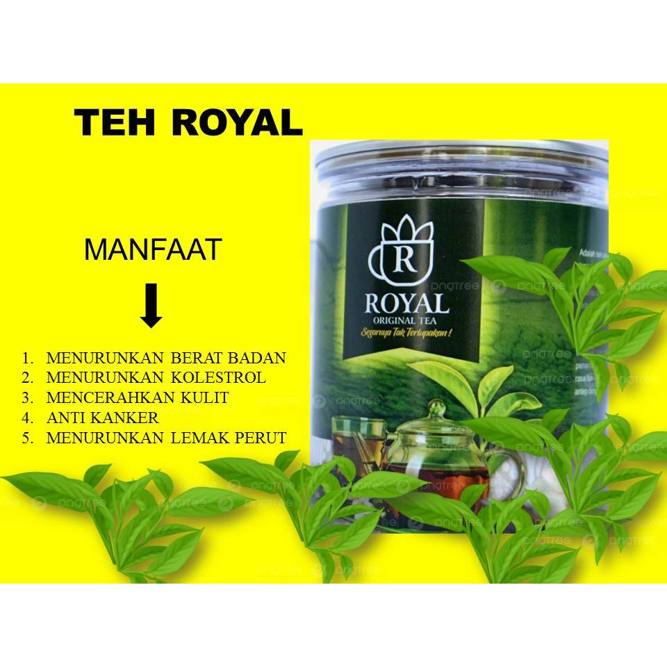 

Teh Hijau Daun Royal Original Tea cocok minuman santai di pagi hari