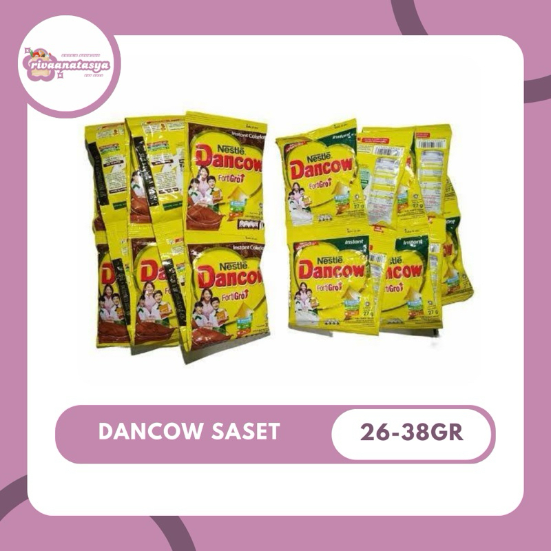 

Nestle Dancow Sachet Putih 26gr / Coklat 38gr - 1 Renceng (10 Sachet) | Harga Grosir