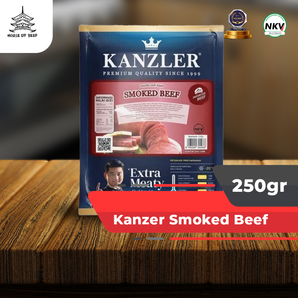 

Kanzler Smoked beef 250gr
