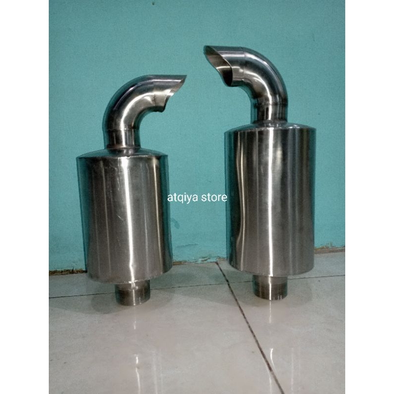 knalpot diesel stainless dongfeng 16pk-24pk
