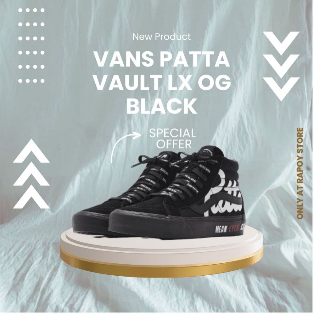 Vans x Patta UA Sk8-Hi Reissue Vault Lx Black