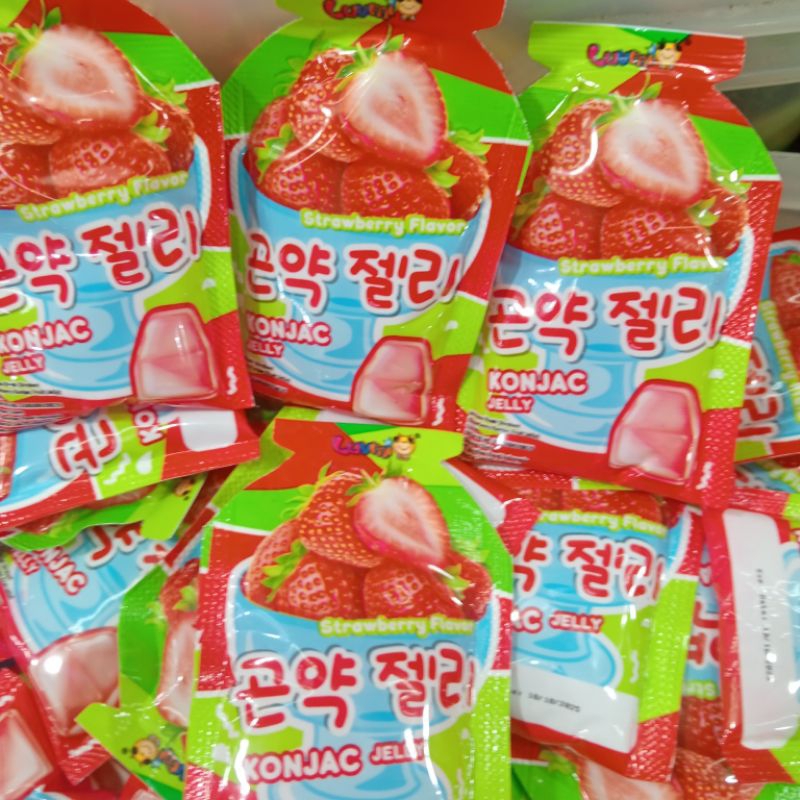 

strawberry flavor konjac jelly 250grm