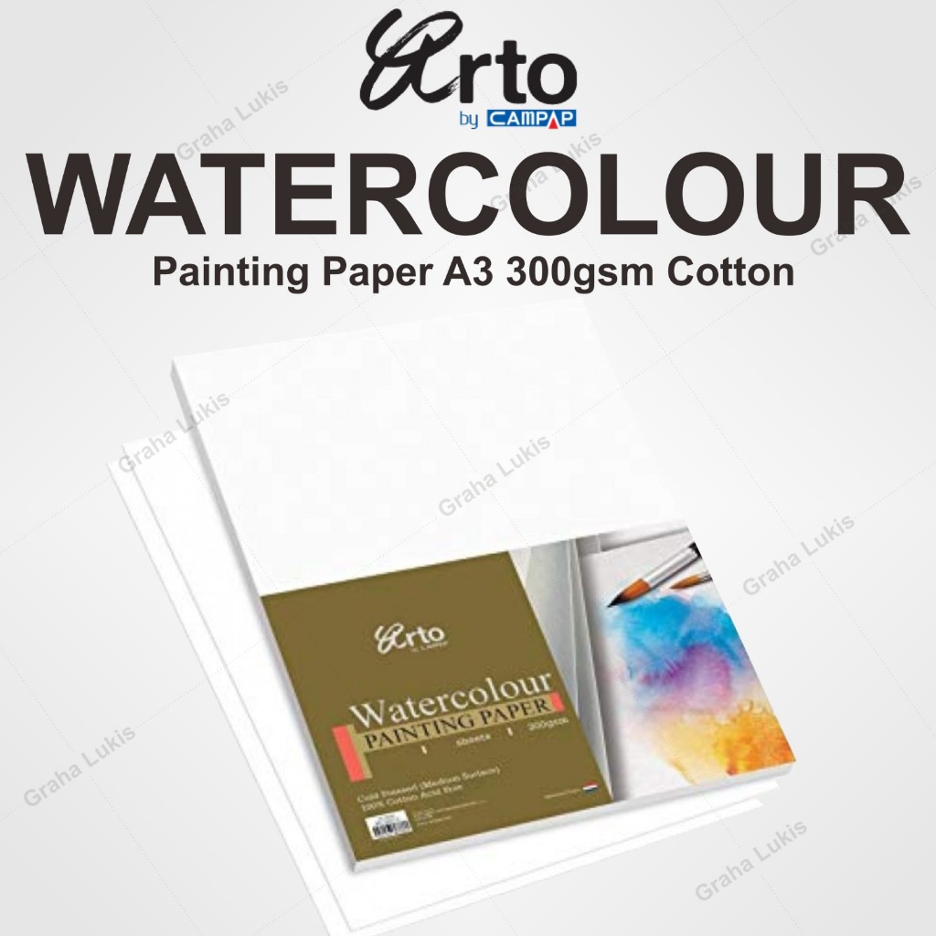 

Arto Watercolour Paper A3 - 300gsm - Cotton