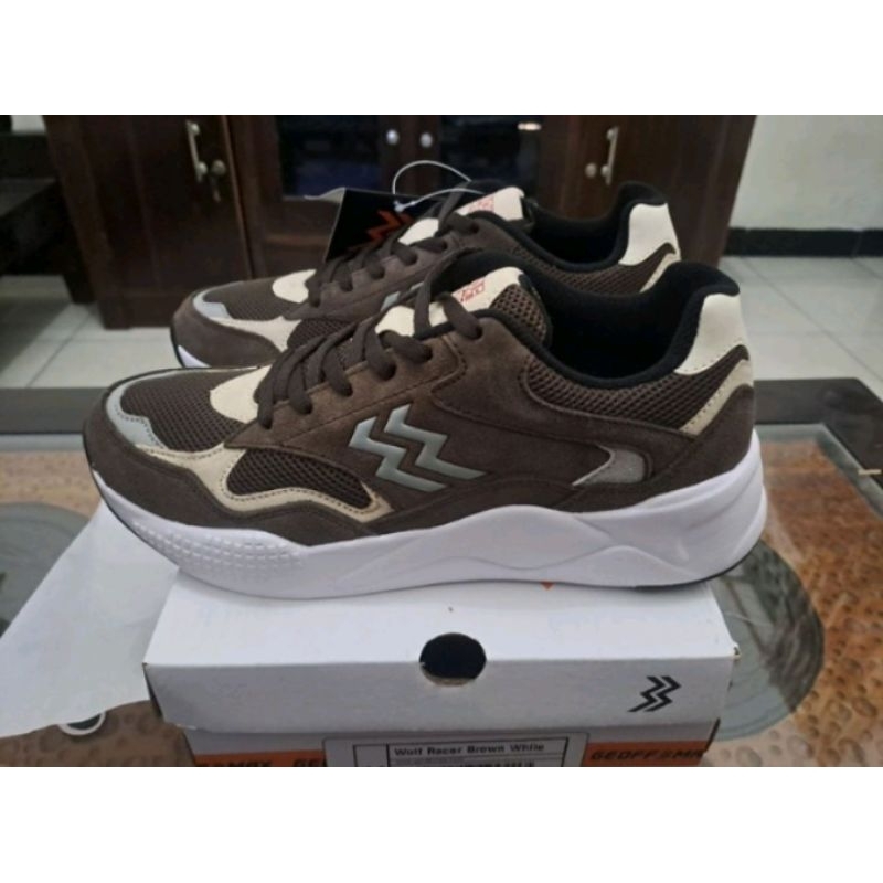 sepatu geoffmax wolf racer brown