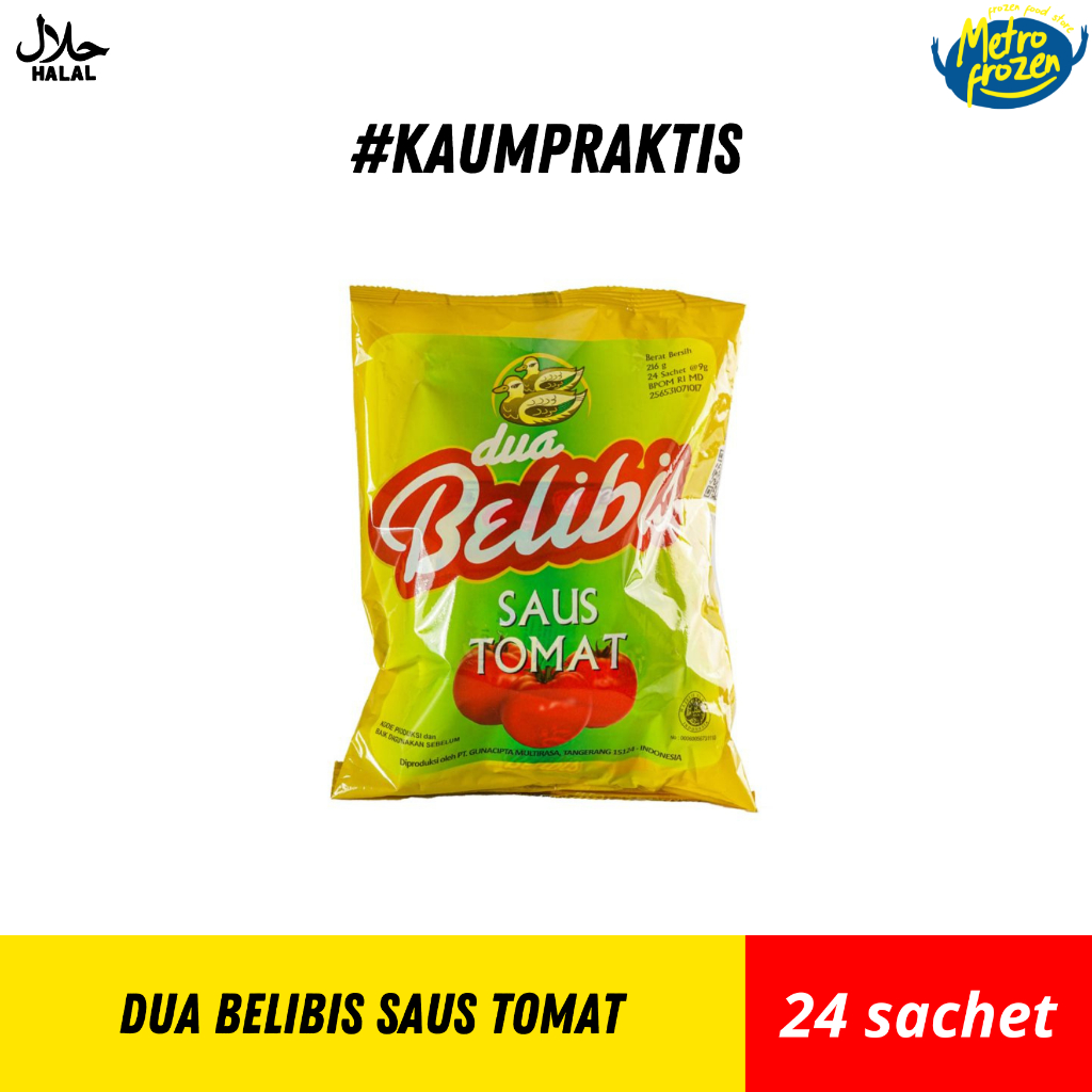 

Dua Bellibis Sachet Tomat & Cabe 24 Sachet //saos tomat dua belibis //saos sambal dua belibis instan Banjarmasin