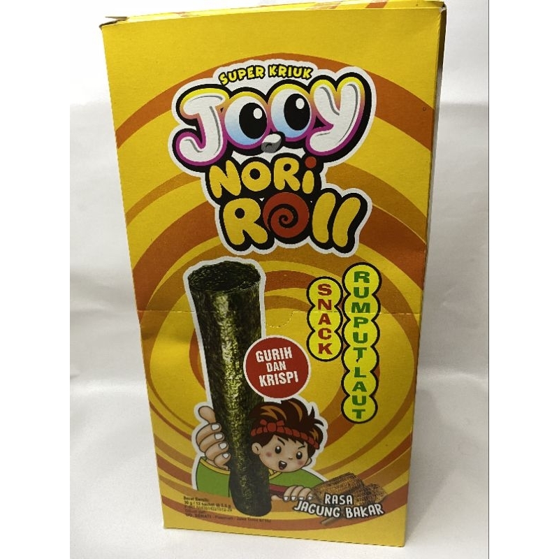 

Snack Jooy Nori Roll Rumput Laut Isi 12 Pcs