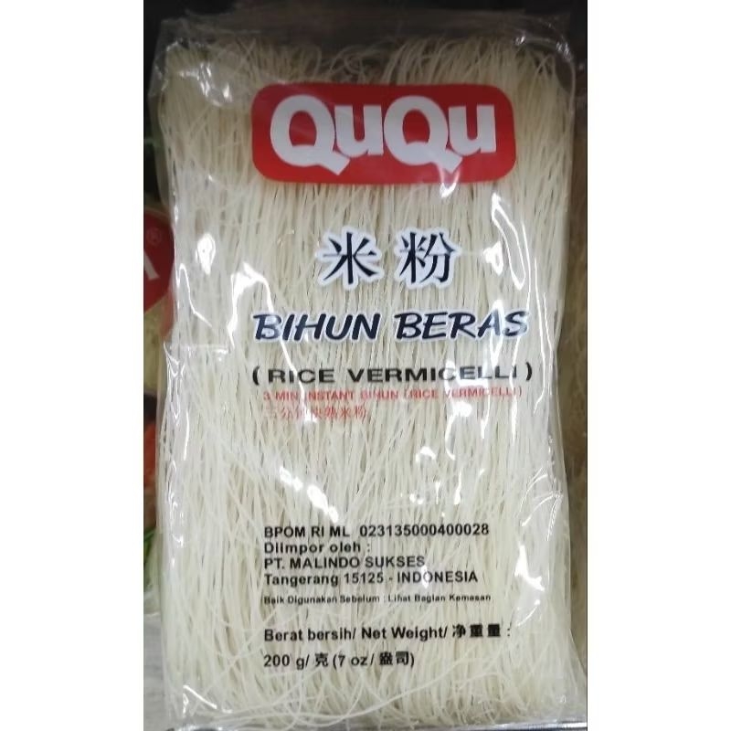 

Ququ bihun beras rice vermicelli Thailand 200gr fz