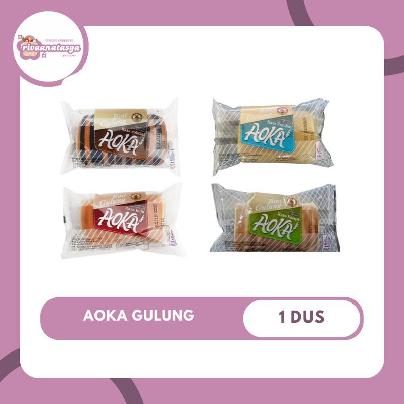 

Aoka Roti Gulung 60gr - 1 Dus Isi 60pcs (Aneka Rasa) / Harga Grosir