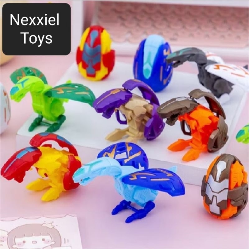 Mainan anak /Mainan robot / deformasi robot /egg naga / telur naga/ egg dinosaurus / telur dinosauru
