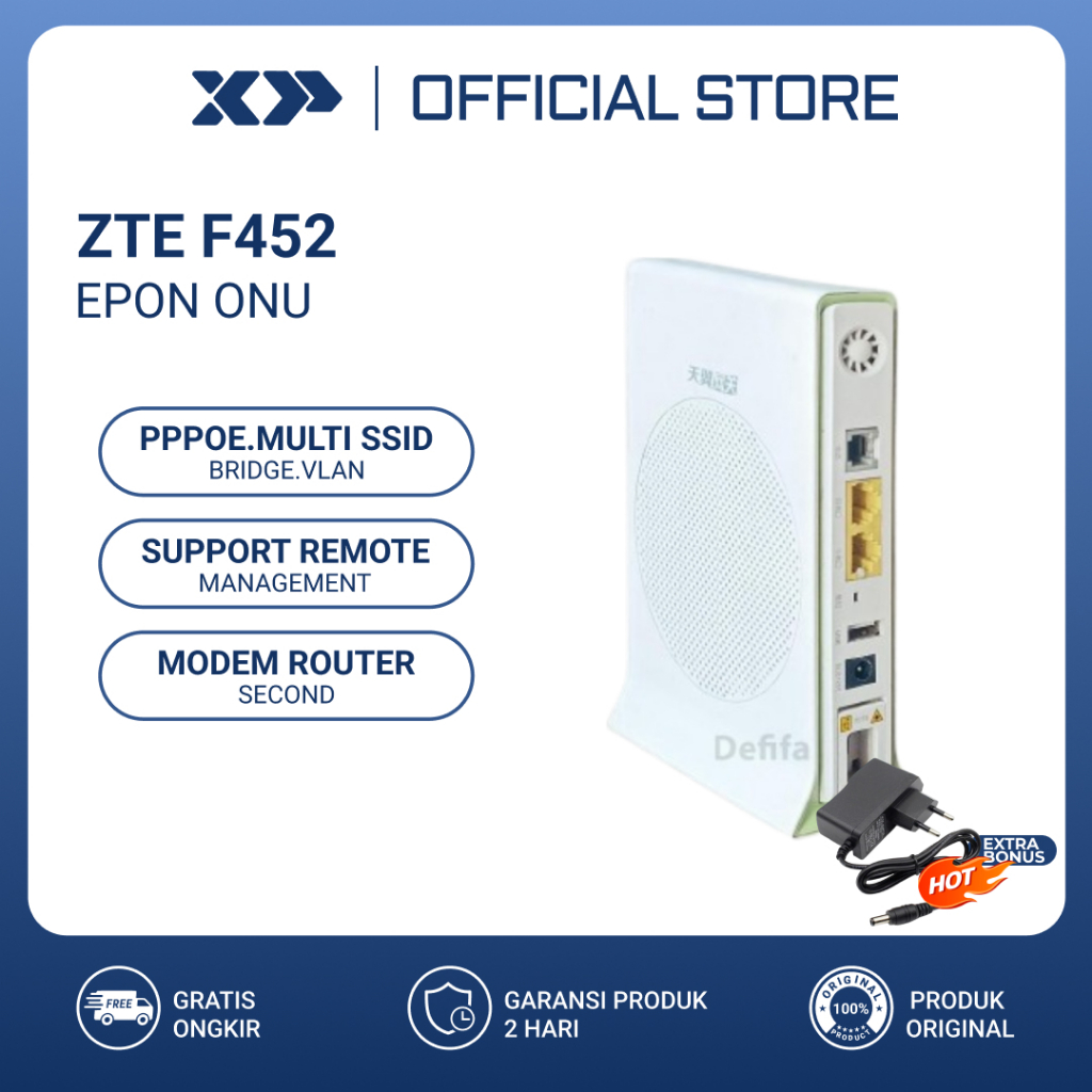 Modem ZTE F452 Epon Onu ONT Modem Bekas Original