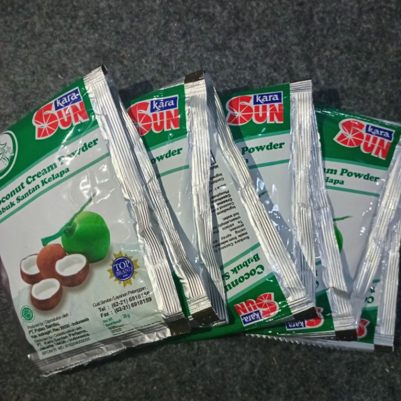 

[per pcs] Sen Kara Coconut Cream Powder Bubuk Santan Kelapa 20 Gram Renteng Sachet renceng
