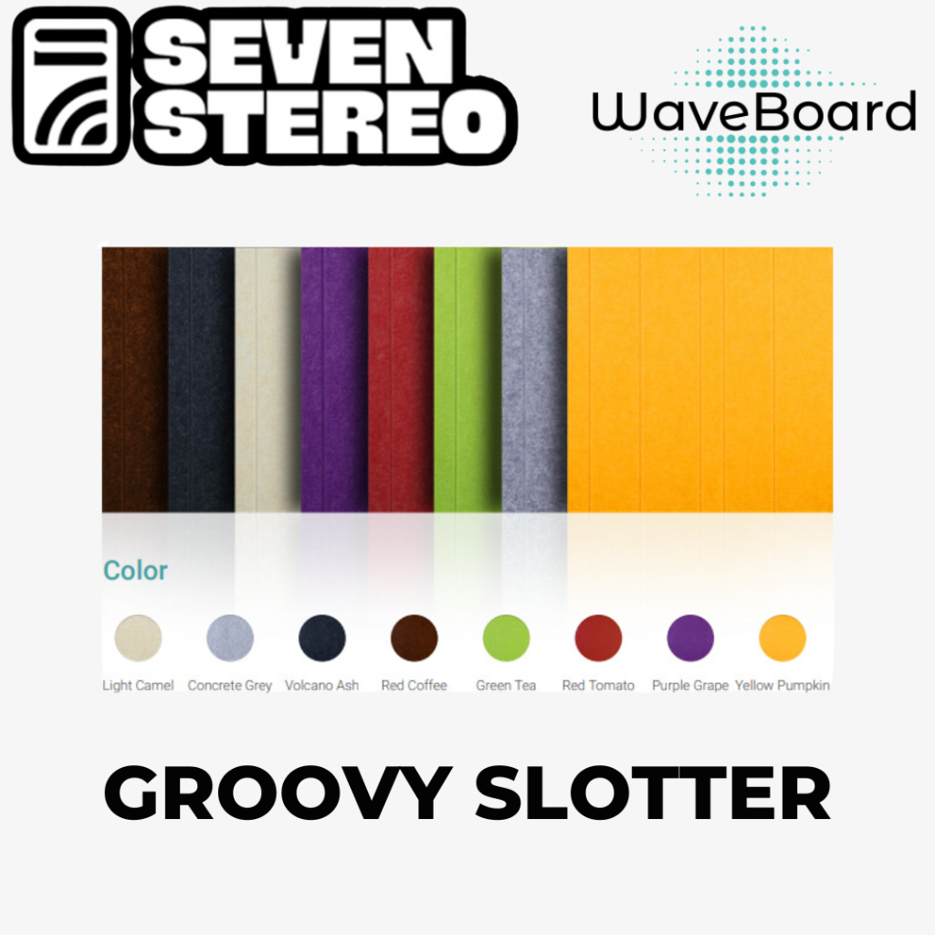 Akustik Panel WaveBoard Groovy Slotter