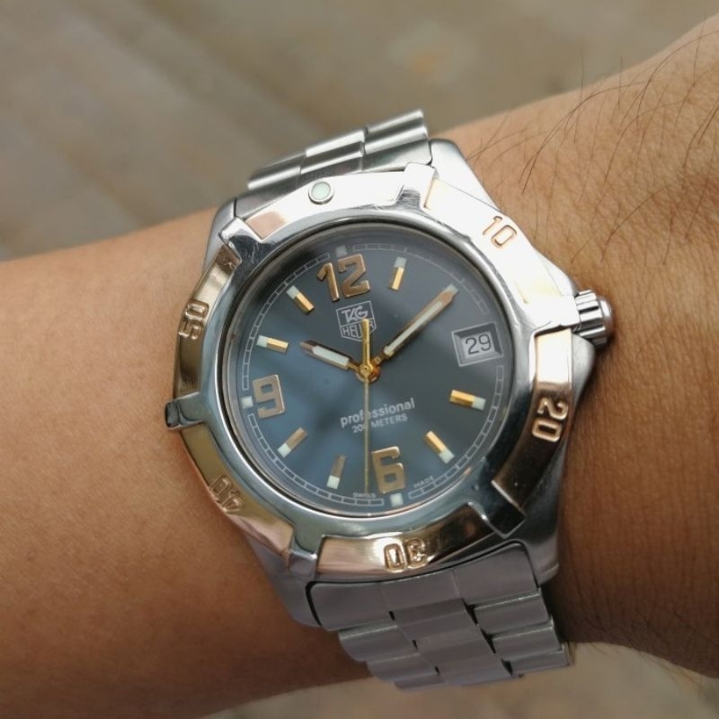 Tag Heuer 2000 Exclusive Professional 200m grey Ghost dial Two Tone 18k Rose Gold Stainless Steel al