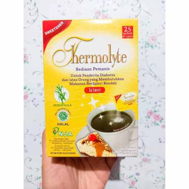 

Thermolyte Plus-Pengganti Gula-Sugar-Diabetes 25 sach