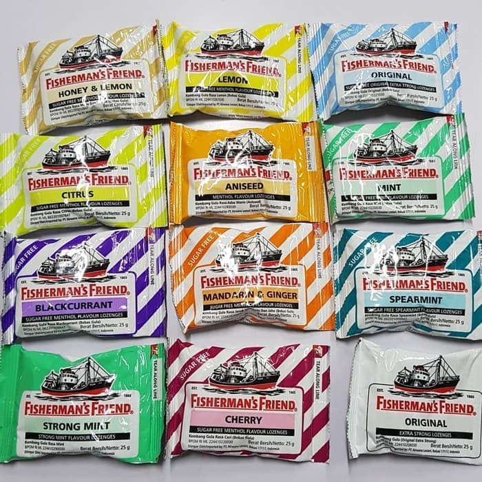 

PERMEN FISHERMAN'S FRIEND SUGAR FREE ORIGINAL 25GR-PERMEN BATUK