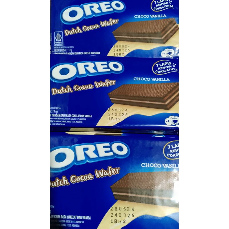 

wafer Oreo 117gr 1paket isi 3 pcs