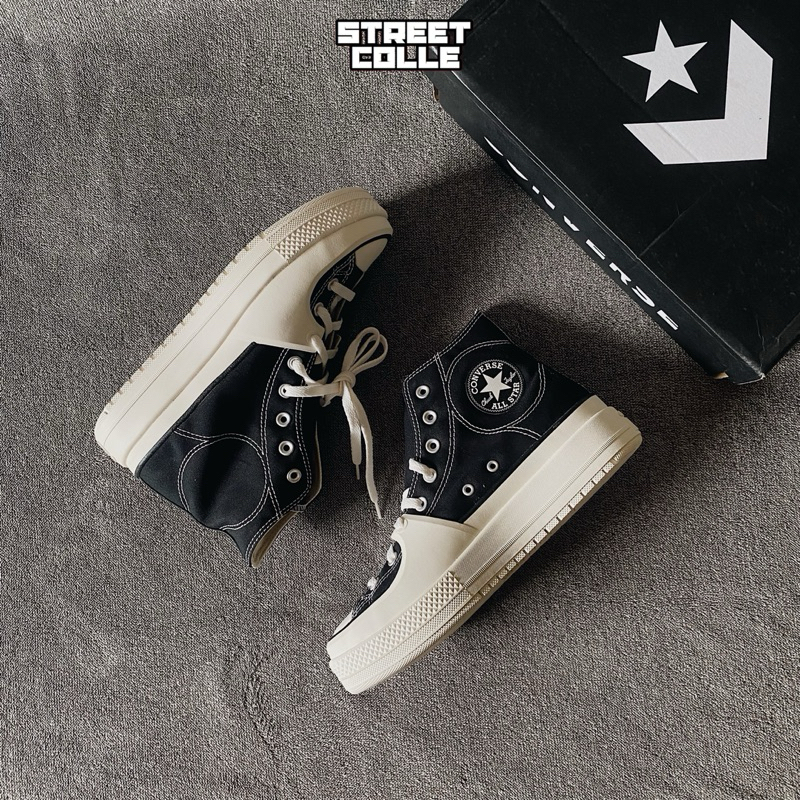 Converse Construct Hi Black White