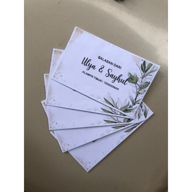 

PRAKTIS AMPLOP NAMA / AMPLOP CUSTOM NAMA / AMPLOP KONDANGAN / AMPLOP SEAL