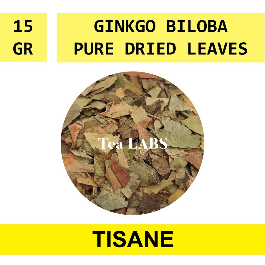 

Ginkgo Biloba Dried Leaf Tea / Daun Kering Teh Gingko Biloba / Standing Pouch