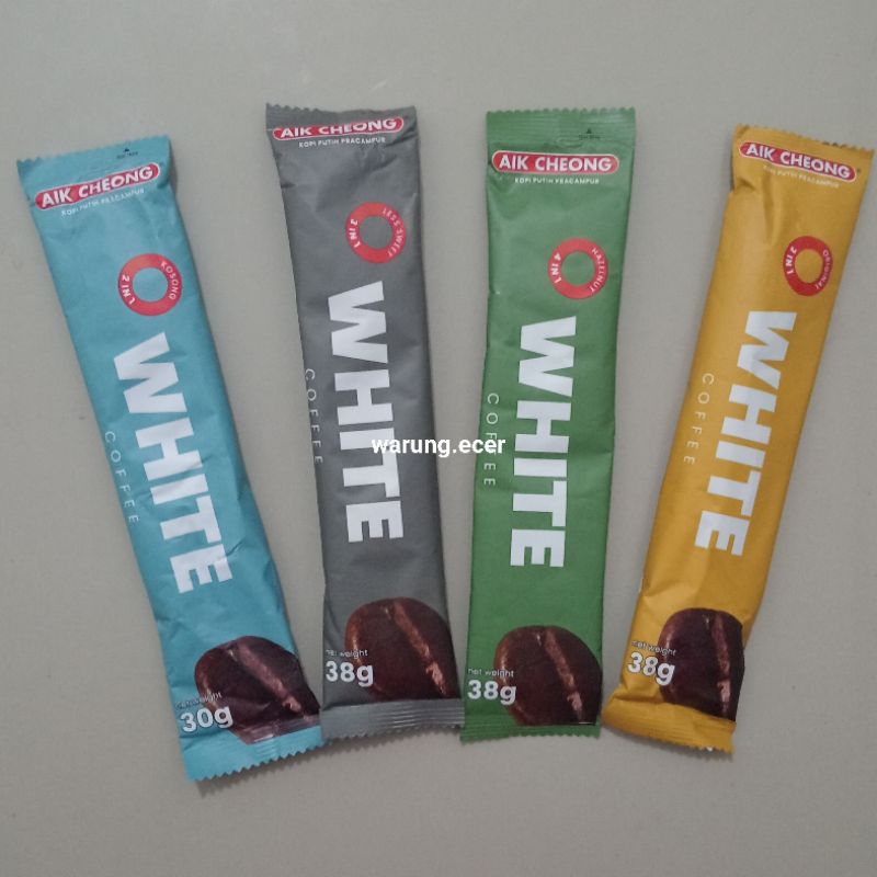 

ECERAN - AIK CHEONG white coffee original / kosong / hazelnut / less sugar kurang gula (1 sachet)