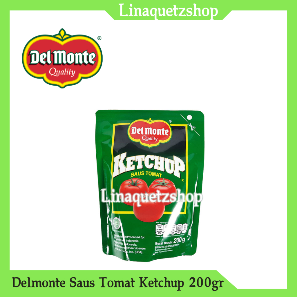 

DELMONTE Saus Tomat Ketchup Pouch 200gr