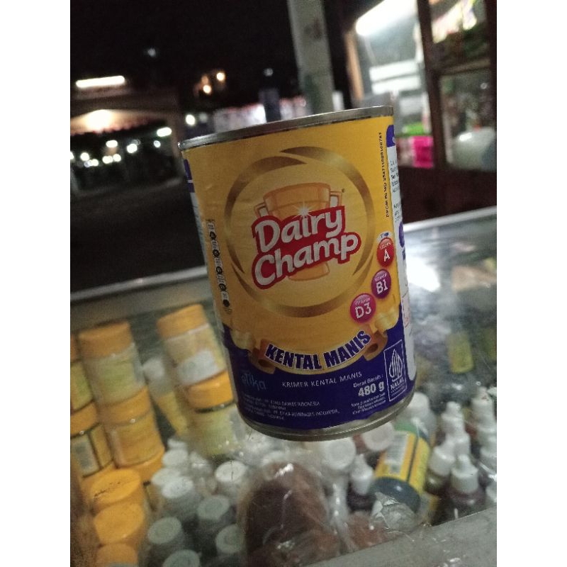 

Susu kental manis Dairy champ 480g