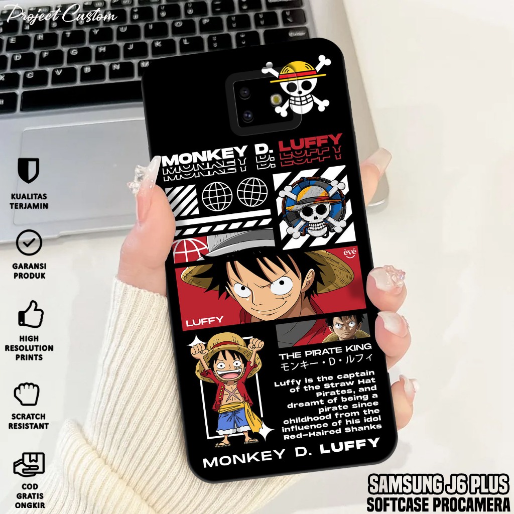 Softcase SAMSUNG J6 PLUS - Case Hp SAMSUNG J6 PLUS ( ONE PIECE ) Silikon Hp SAMSUNG J6+ - Casing Hp 