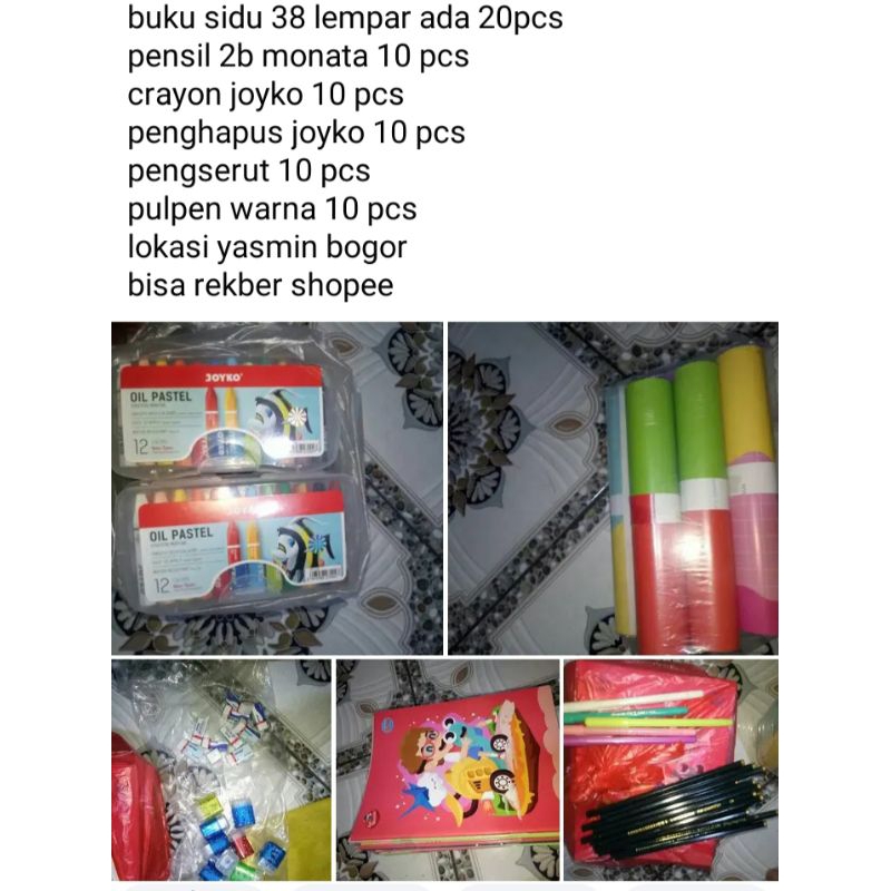 

alat tulis dan buku